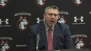 Postgame Press Conference  Mens Hockey  Jerry Keefe Sam Colangelo [upl. by Akimal]