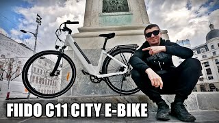 CU BICICLETA ASTA FENTEZI TRAFICUL  FIIDO C11 CITY EBIKE [upl. by Tortosa]