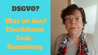 DSGVO Datenschutz Grundverordnung 2018  Checklisten und Umsetzungshilfe [upl. by Giselle774]