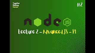 Nodejs session 2 P1  نود جى اس المحاضرة الثانيه [upl. by Dorry]