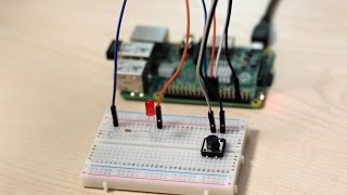 Push Button with Raspberry Pi 2 [upl. by Aztiray]