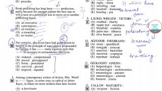 GRE MODEL TEST 4 SECTION 1 SELECTED QUESTIONS YEAR SOLVECOMPLETE SOLUTIONONLINE LECTURES [upl. by Prichard]