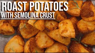 Crispy Semolina Roast Potatoes in Air Fryer [upl. by Petrick762]