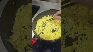 Scrambled eggs this way youtubeshorts scrambled scrambledegg easy [upl. by Salkin]