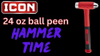 Harbor Freight ICON Dead Blow Ball Peen HAMMER TIME  On sale this weekend 25 off GET ONE [upl. by Alamat]