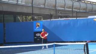 Roger Federer （フェデラー 全豪）Australian Open 2011 Practice8 [upl. by Mitchell555]