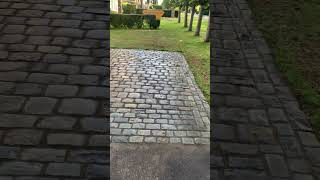 Cobbles repointed in dry mix and Yorkshire stone pointed in pro joint turned out great 👍 [upl. by Elva]