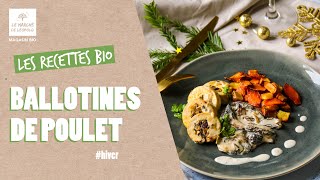 Ballotines de poulet sauce morilles [upl. by Farrar888]