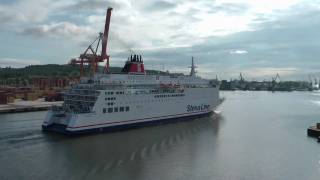 MS quotSTENA BALTICAquot aulaufend Gdynia [upl. by Elli]