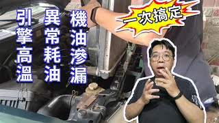 老車油耗異常吃油像喝水 引擎高溫 機油滲漏 多樣併發症一次處理掉好了 海賊王diy日記 [upl. by Noirb]