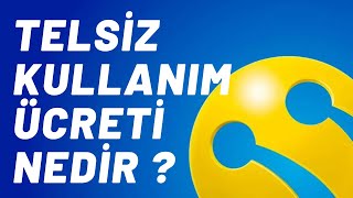 Turkcell Telsiz Kullanım Ücreti TKU Öğrenme 2024✅ Detaylı [upl. by Dj]