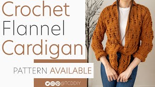 Crochet Basketweave Cardigan  Pattern amp Tutorial DIY [upl. by Furiya178]