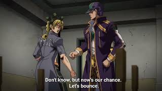 Fake Jolyne and Jotaro use Joestars secret technique 🏃‍♂️🏃‍♀️ jojosbizarreadventure [upl. by Aeikan]