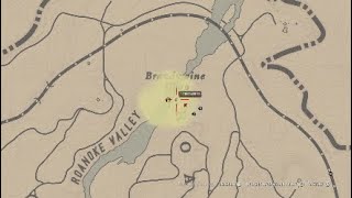 Red Dead Redemption 2 Online Brandywine Drop Treasure Map Location Guide  Lokalizacja skarbu [upl. by Haropizt]