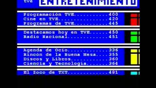 TVE Teletexto 2015 [upl. by Aneladgam553]