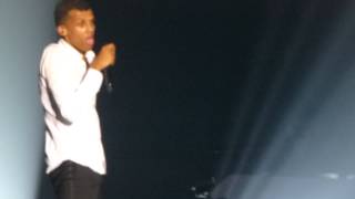 Stromae  Formidable  live Zenith Munich 20141204 [upl. by Ynnol891]