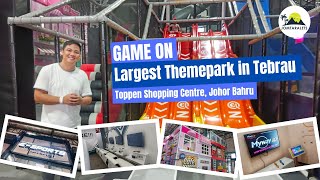 GAME ON Indoor Themepark Toppen Shopping Centre  Largest Themepark In Tebrau  Johor Bahru [upl. by Errot]