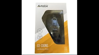 A4TECH G3330NS Wireless Needle Optical Mouse Review 2024 [upl. by Assilrac264]