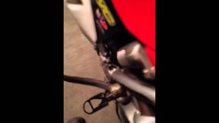 Jammed kick starter on a crf150r [upl. by Nerrat817]