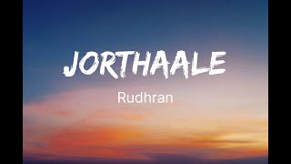 Jorthaale Lyric Video  Rudhran  Raghava Lawrence  Sarath Kumar  ofRo  Kathiresan [upl. by Lielos]