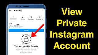 Is it Possible To View Private Instagram Account Without Following Them Instagram Tutorial [upl. by Doownel]