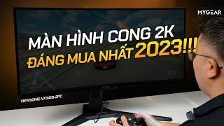 Viewsonic VX3418  Màn hình CONG đáng mua nhất 2023  MYGEAR [upl. by Ecidnarb]