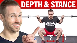 Squat Form For Your Anatomy Perfect Depth Stance And Width [upl. by Nesnaj]