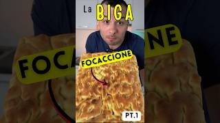 IL FOCACCIONE ricette con la biga focaccia pizzafattaincasa ricette [upl. by Nylde]