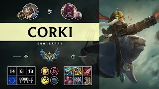 Corki ADC vs Xayah  EUW Challenger Patch 1412 [upl. by Etaner262]