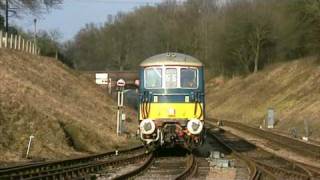 Bluebell Railway  No 73136 Shunting goods wagons in Horsted Keynes North yard [upl. by Yael]