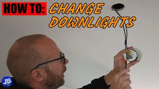 How to Change and Replace Ceiling Downlights  Step by Step [upl. by Assiron]