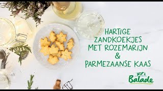 Hartige zandkoekjes met rozemarijn amp Parmezaanse kaas [upl. by Modnar]