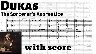 Dukas The Sorcerers Apprentice with score [upl. by Annadiana]