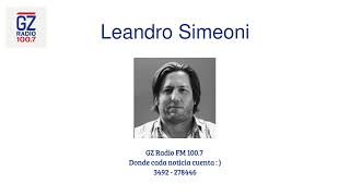 Leandro Simeoni en GZ Radio FM 1007 [upl. by Arline810]