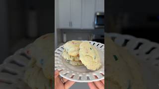 3 ingredient sugar cookie recipe easydessert easydessertrecipe easydessertrecipes [upl. by Gnilyarg]