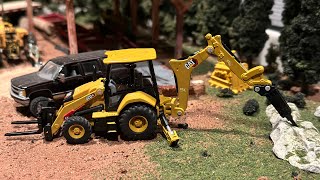 164 DieCast Masters Cat 420XE Backhoe [upl. by Peti635]