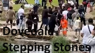 The brawling crowds at Dovedale Stepping Stones in the Peak District… [upl. by Male983]