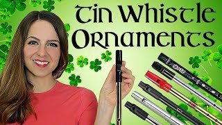 TIN WHISTLE ORNAMENTATION TUTORIAL  easy for beginners [upl. by Fridlund]