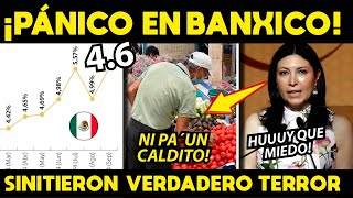 ¡PÁNICO EN BANXICO SIENTEN EL VERDADERO TERROR INFLACIÓN REPUNTA [upl. by Nivloc]