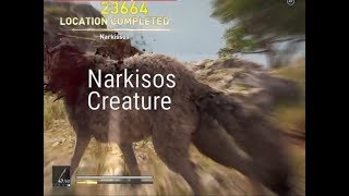 Assassins Creed Odyssey  Narkissos  Kill Alpha animal  Loot treasure [upl. by Eirrac885]