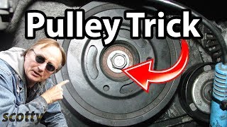 How to Remove a Crankshaft Pulley in Your Car [upl. by Airehtfele]