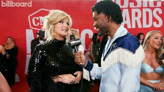 Trisha Yearwood Talks Toby Keith Tribute Serving Her Food At The CMTs amp More  CMT Awards 2024 [upl. by Hulbert]