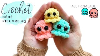 TUTORIEL DÉBUTANT AU CROCHET  BÉBÉ PIEUVRE 3 AMIGURUMI  Version droitier [upl. by Claus463]