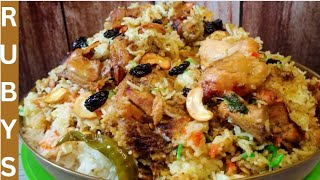 Afghani Chicken Biryani with Rich Flavors amp Deliciousness by rubysbakes [upl. by Cibis442]