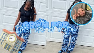 GRWMFIRST DAY OF SCHOOL💙🏫📚6TH GRADE ADITIONyoutubevideo grwmfirstdayofschool 1000subs [upl. by Ynafit]