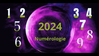 🙏 Numérologie pour 2024  année 8 force  accomplissement  transformation 🙏 [upl. by Nylahsoj]