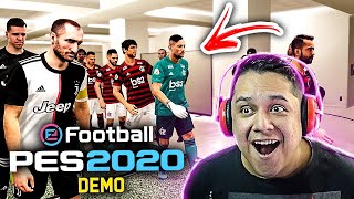 Jogando PES 2020 DEMO Gameplay É Melhor que o FIFA 🏆🔥 [upl. by Jemena]