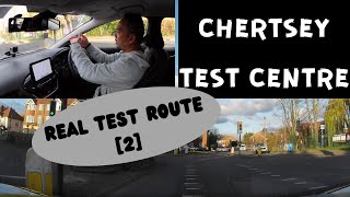 Chertsey Driving Test Centre  REAL Test Route 2  Full Commentary [upl. by Romeo890]