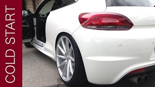 Scirocco 14tsi 160HP cold start in cold weather stock exhaust [upl. by Fianna]