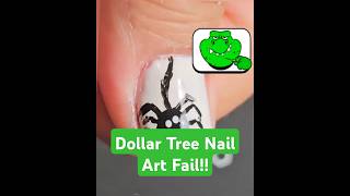 Dollar Tree Nail Art Challenge  Am I getting Worse [upl. by Yhtomit]